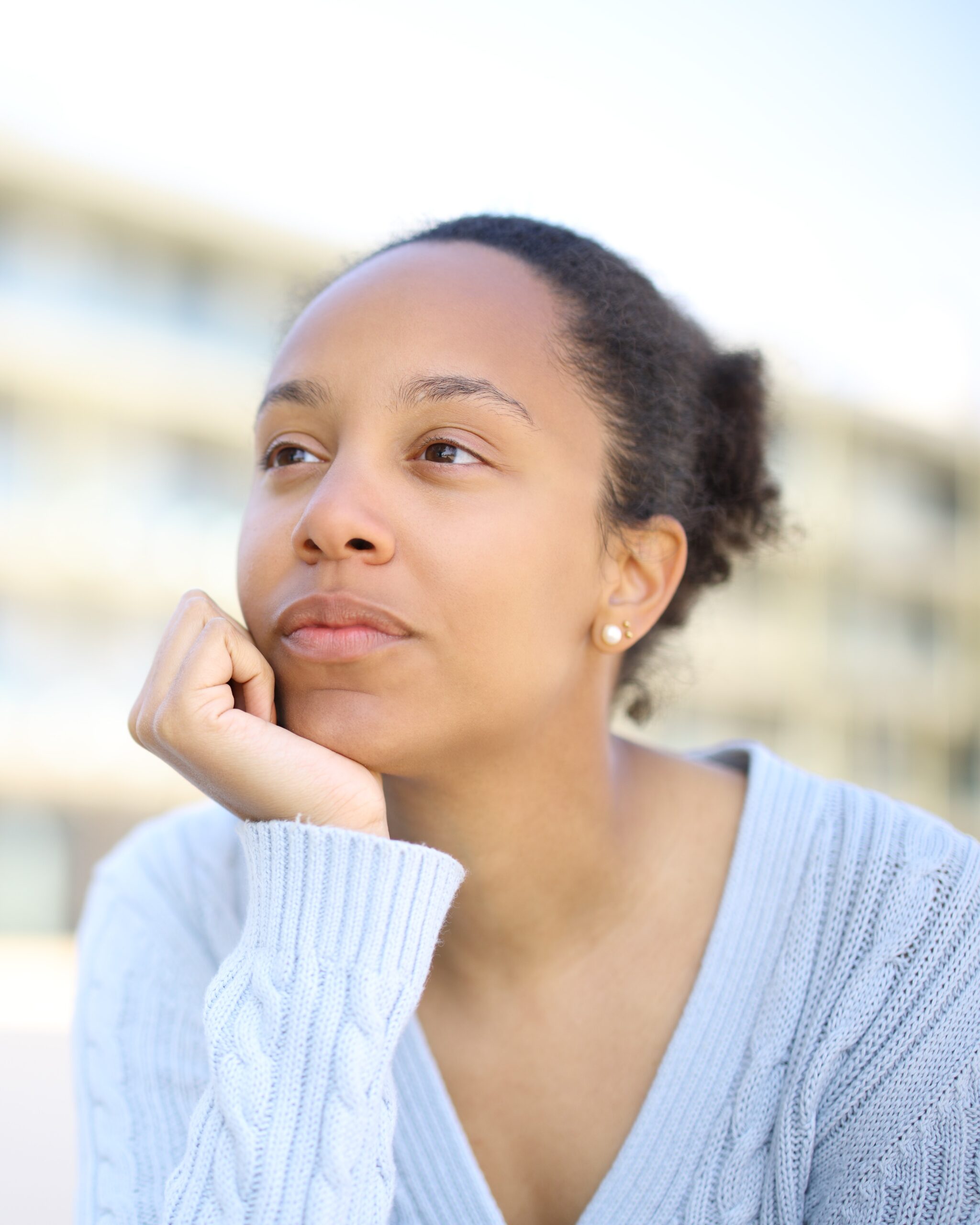 HIV STI/STD Testing and Treatment A woman wondering about HIV testing and treatment