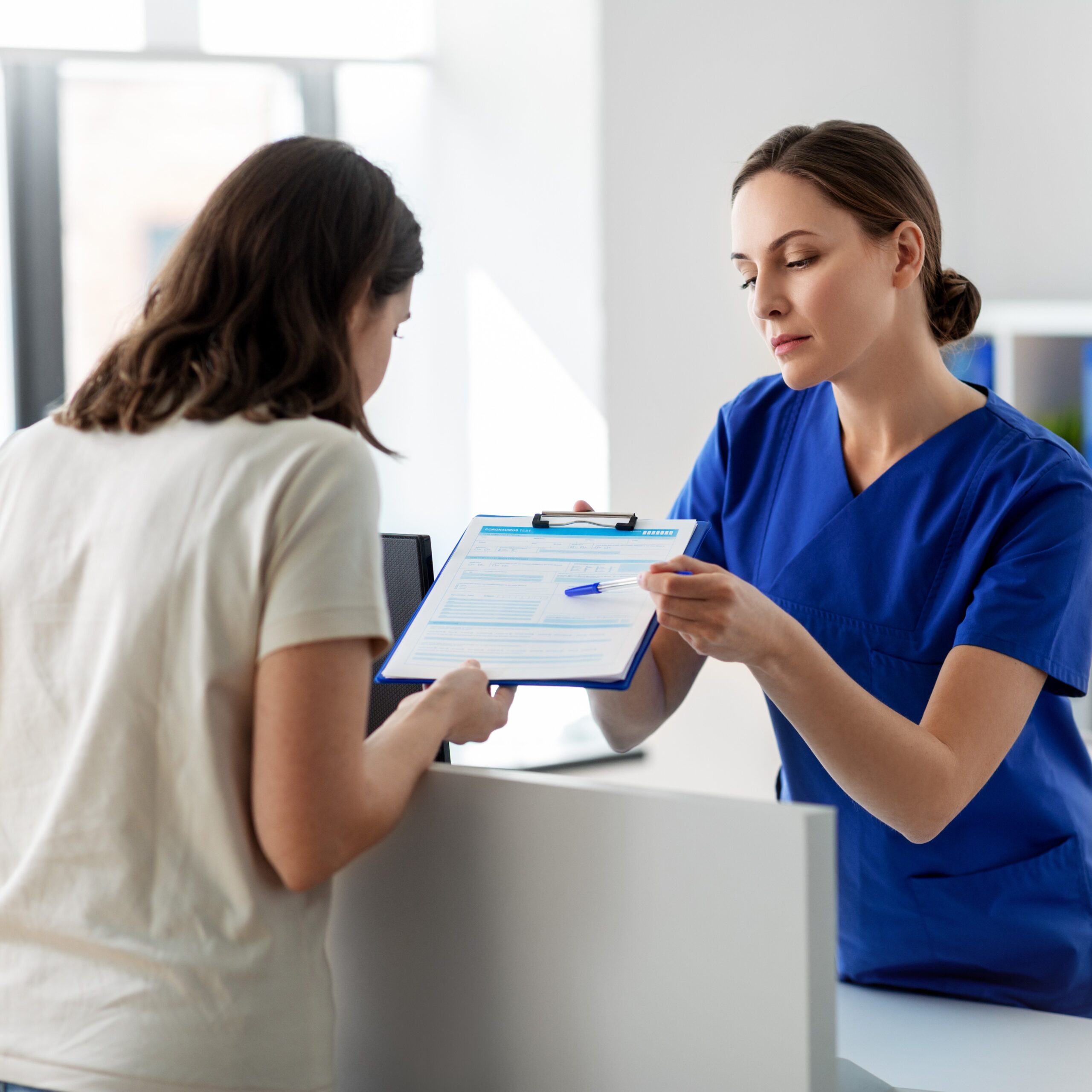 Get Tested for STDs Woman who wants an abortion in California getting STD and STI test results