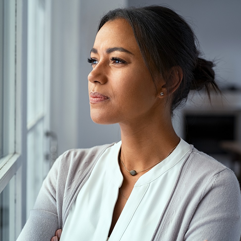 Pregnancy Options Information A woman wondering about her pregnancy options